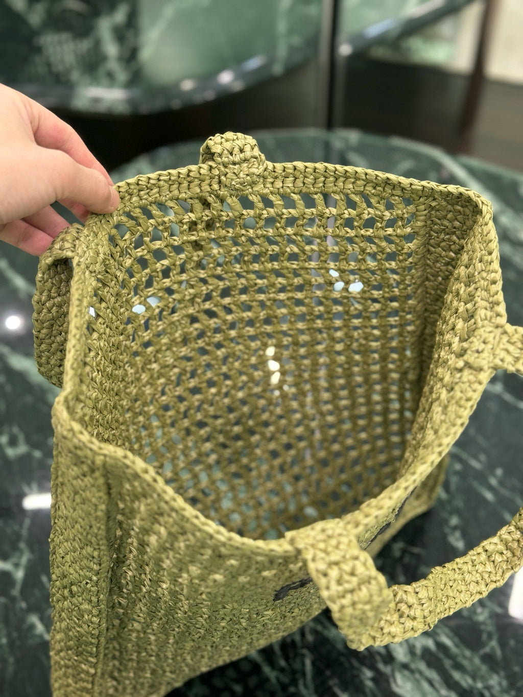 PRD Raffia Tote Bag