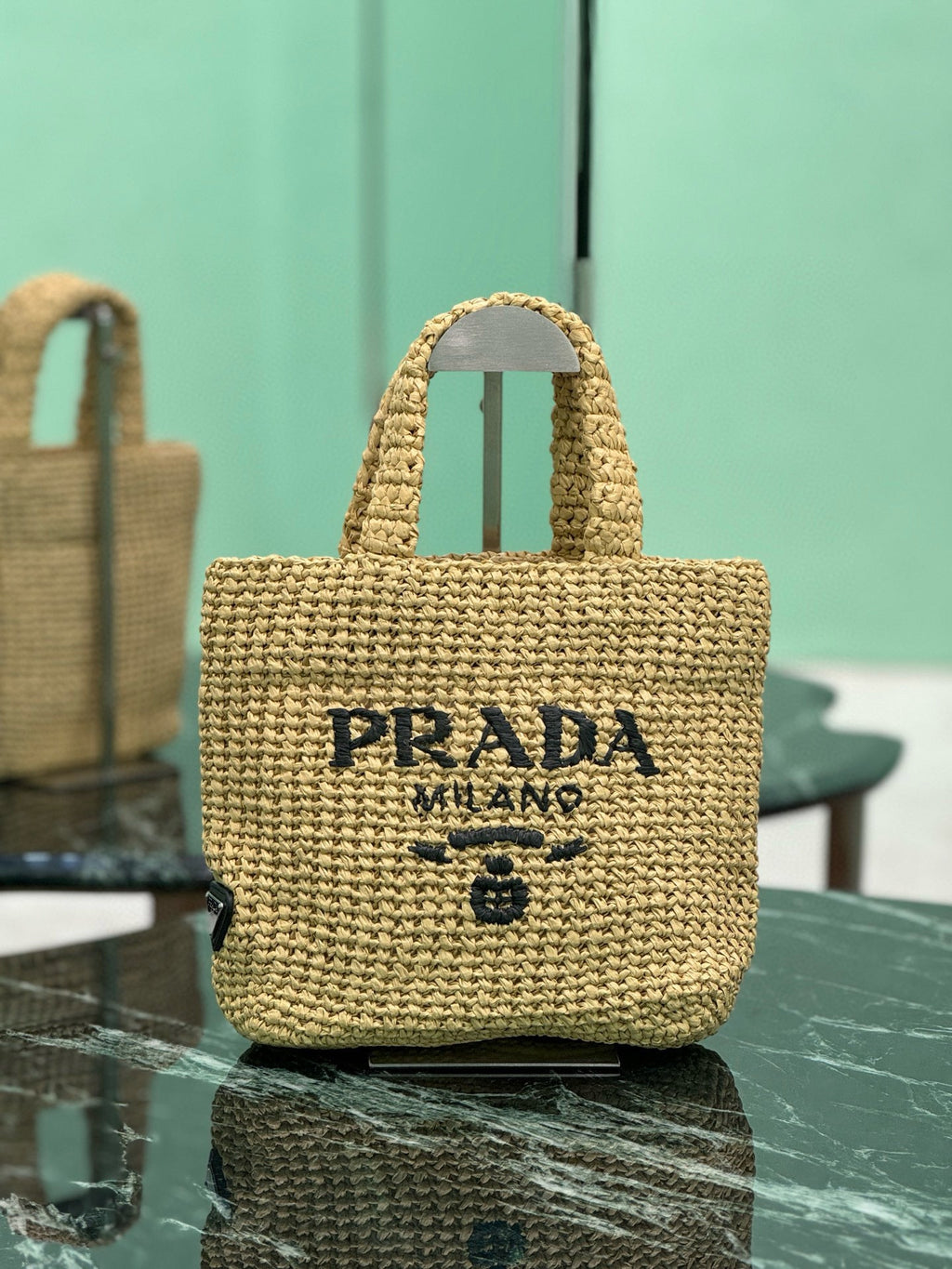 PRD Raffia Tote Bag