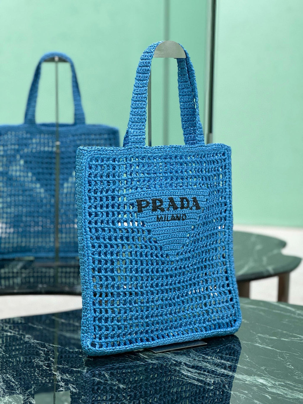 PRD Raffia Tote Bag