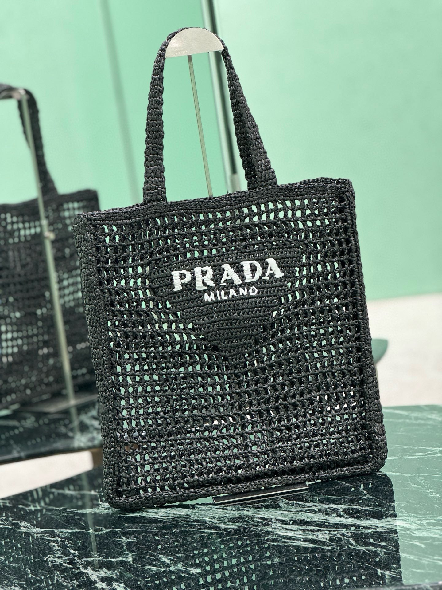 PRD Raffia Tote Bag