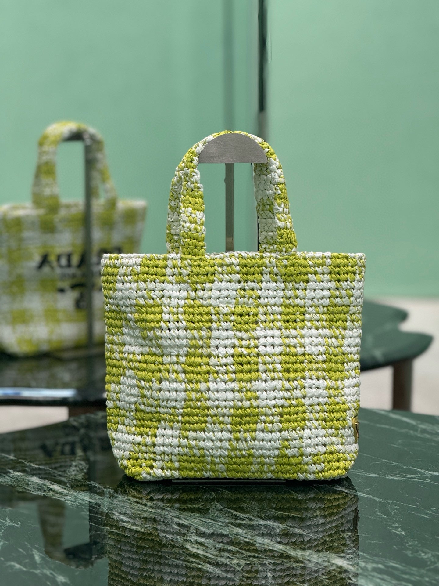 PRD Raffia Tote Bag
