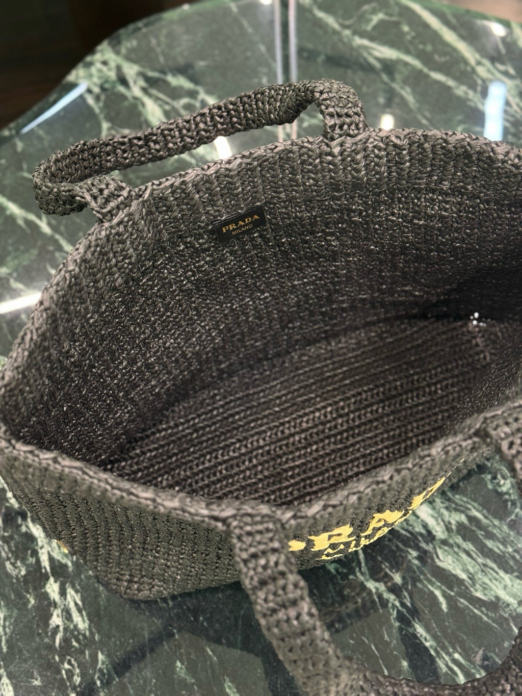 PRD Raffia Tote Bag