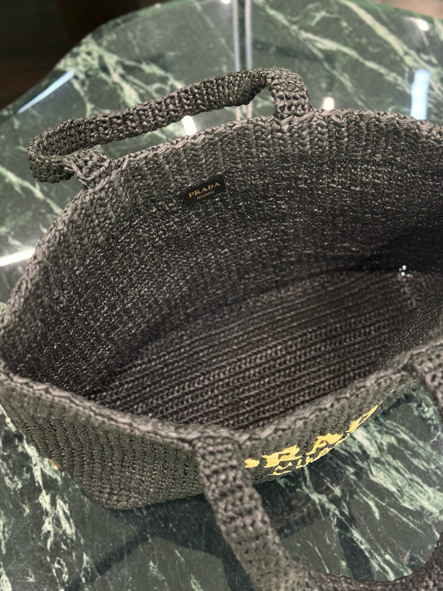 PRD Raffia Tote Bag