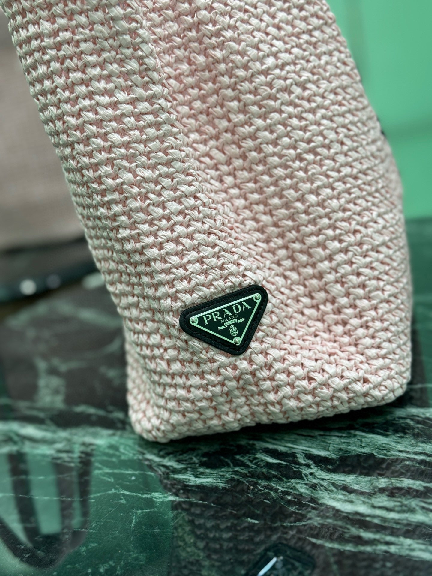 PRD Raffia Tote Bag