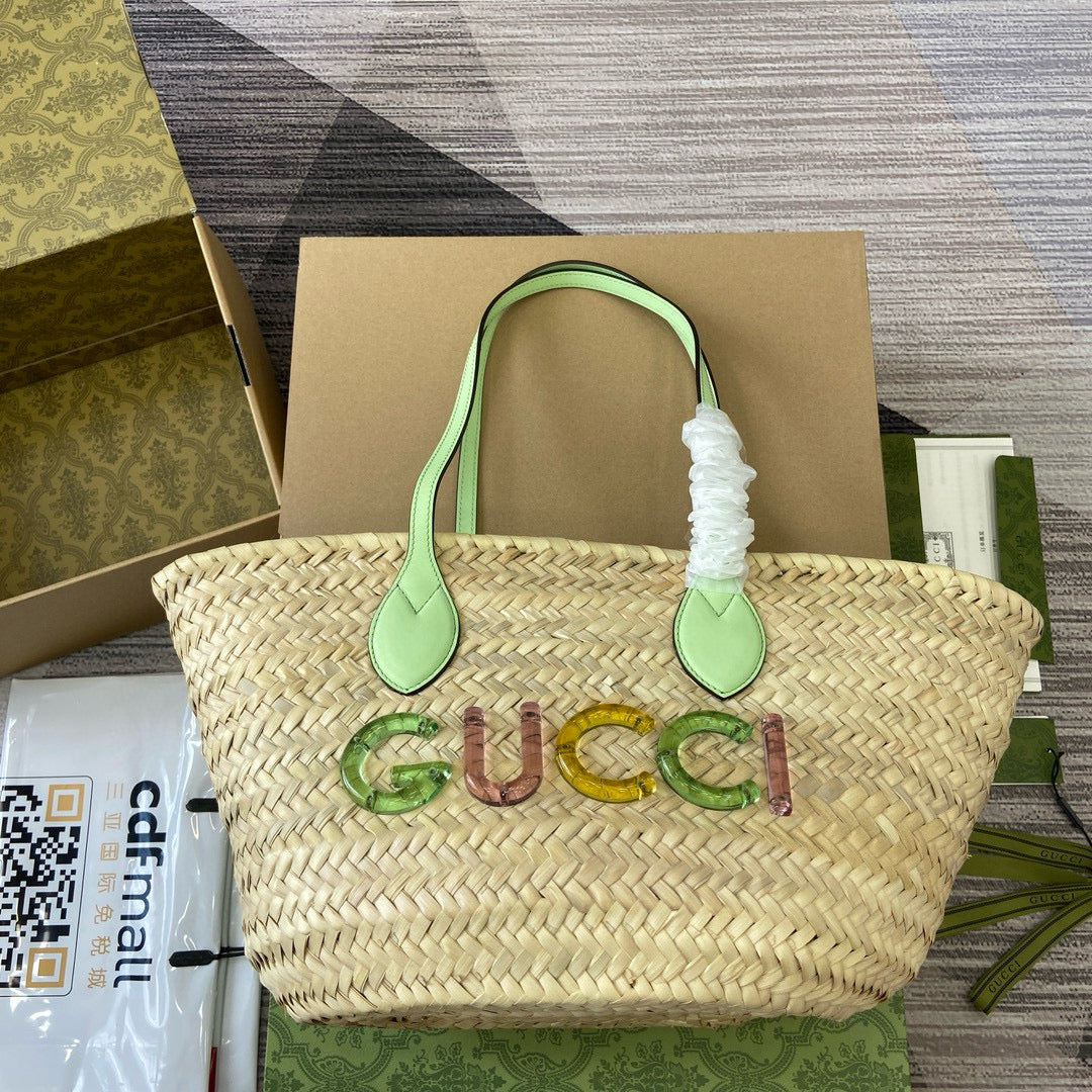 GC Straw Tote
