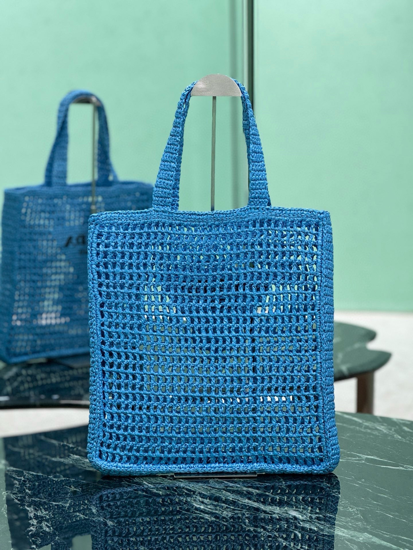 PRD Raffia Tote Bag