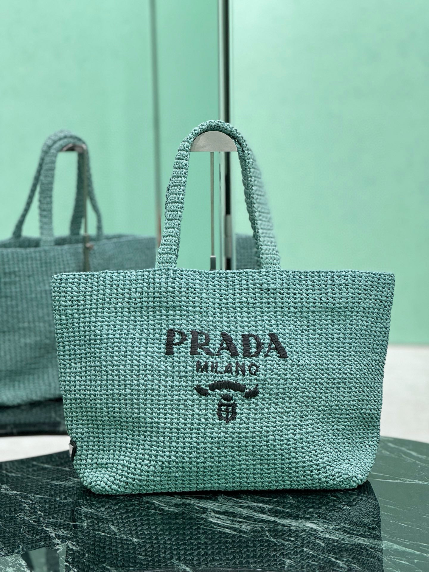 PRD Raffia Tote Bag
