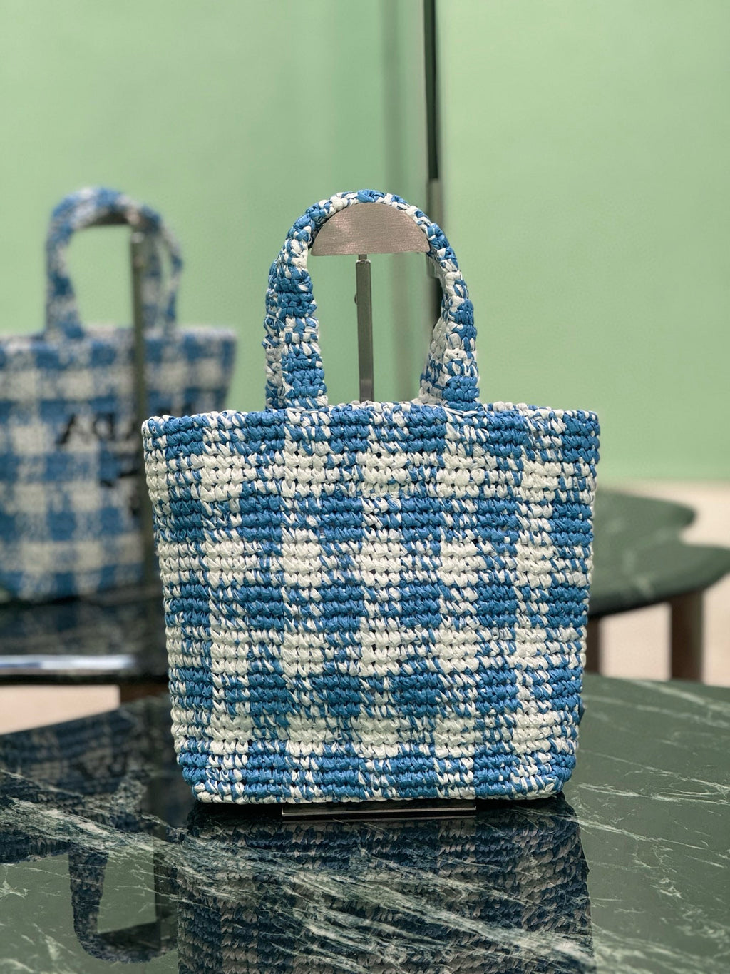 PRD Raffia Tote Bag