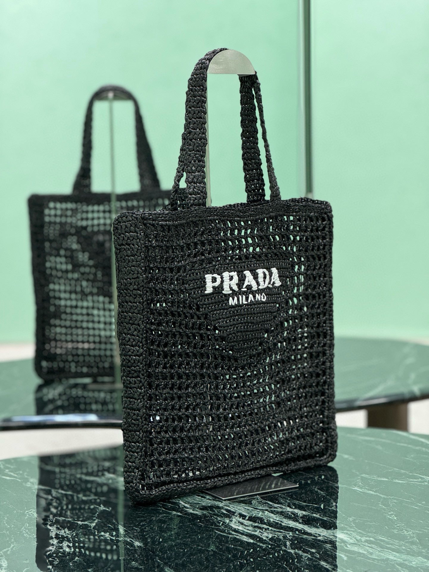 PRD Raffia Tote Bag