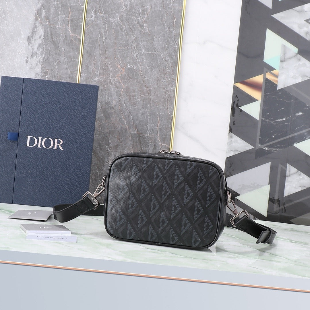 CD Diamond Messenger Bag