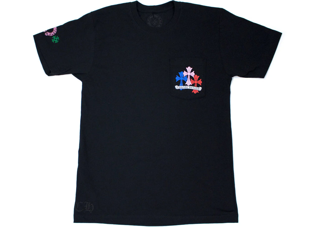 CH Multi Color Cross Cemetery T-shirt Black