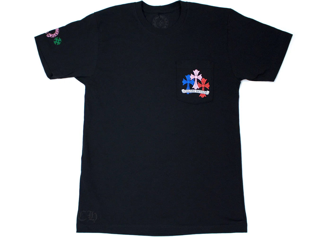 CH Multi Color Cross Cemetery T-shirt Black