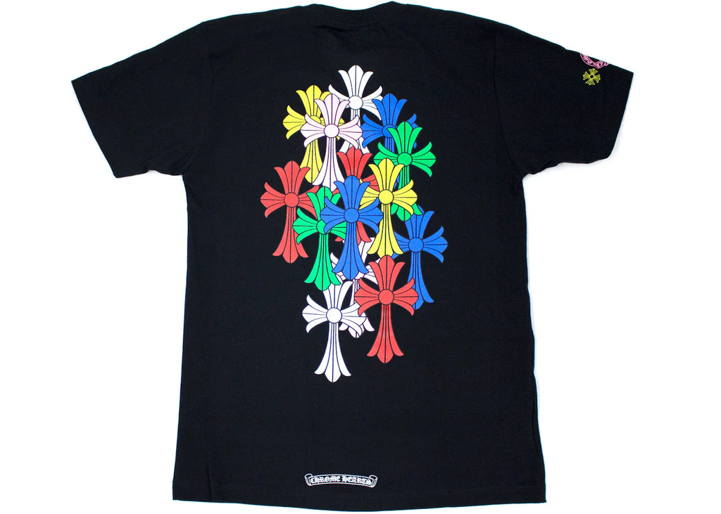 CH Multi Color Cross Cemetery T-shirt Black