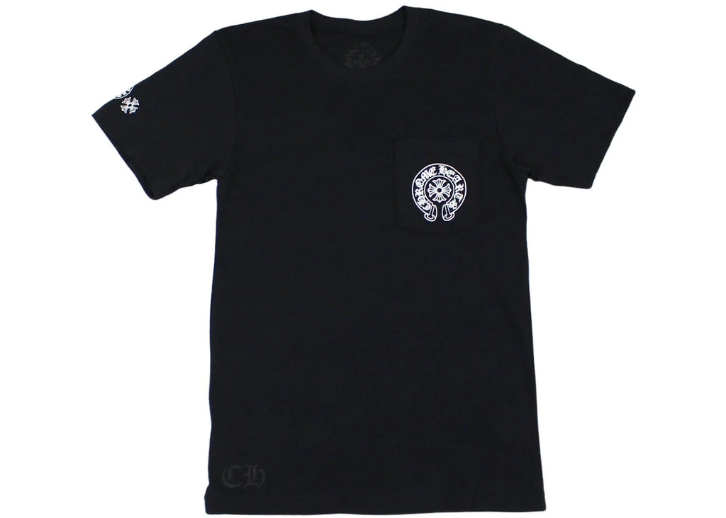 CH Multi Color Horse Shoe T-shirt Black