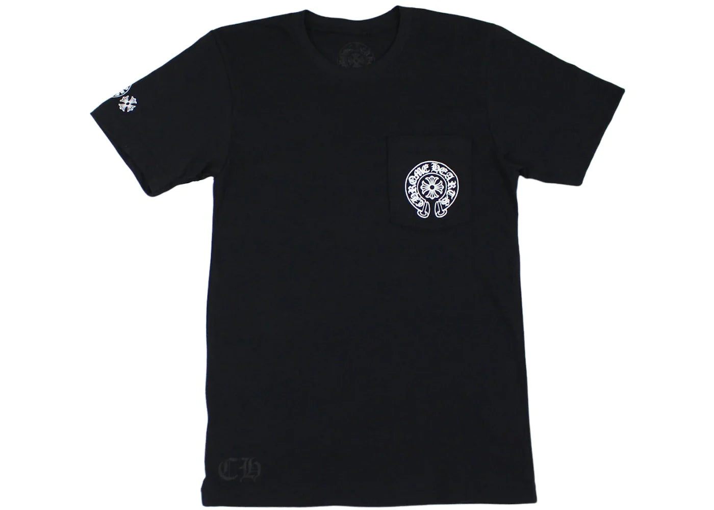 CH Multi Color Horse Shoe T-shirt Black