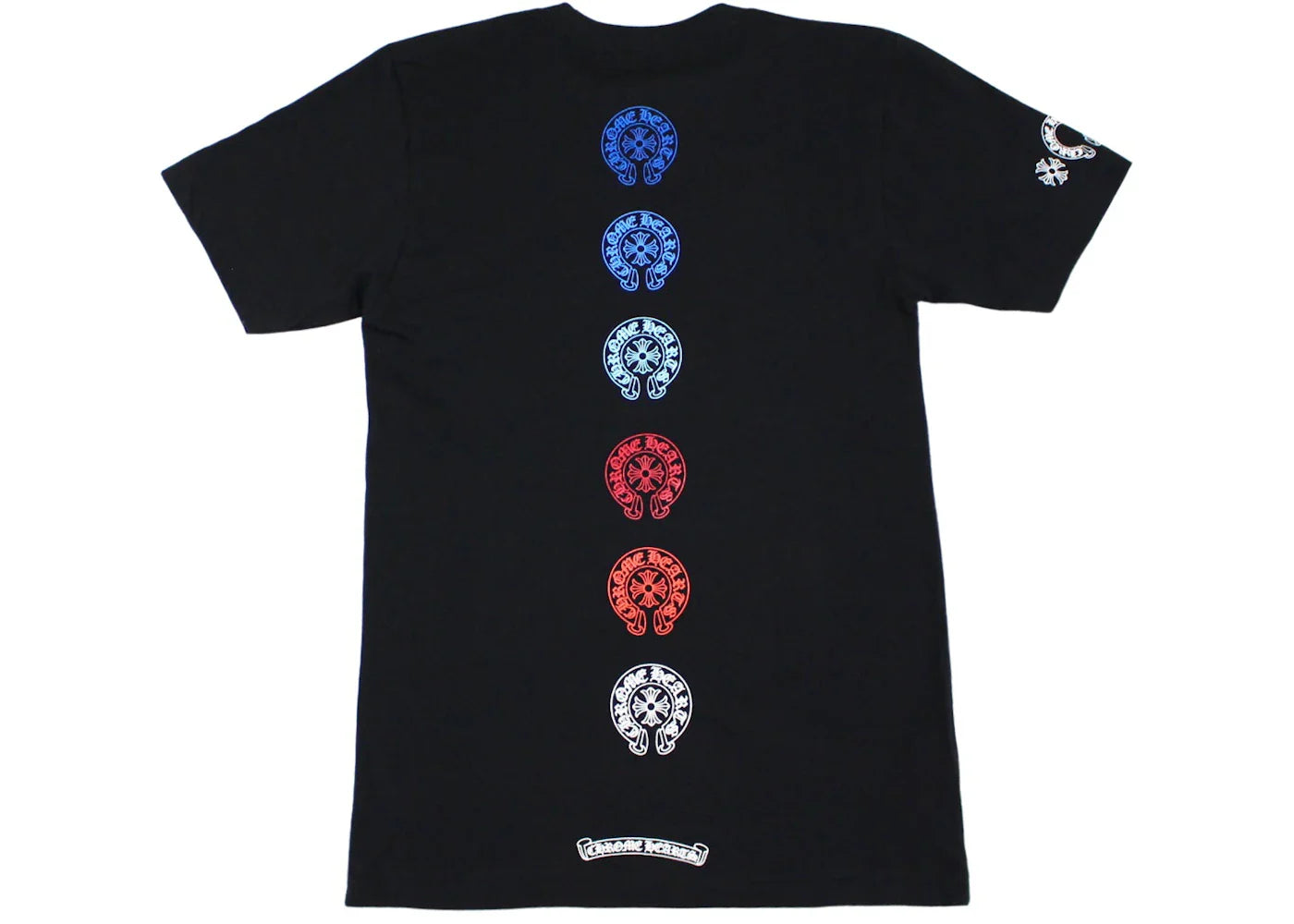 CH Multi Color Horse Shoe T-shirt Black