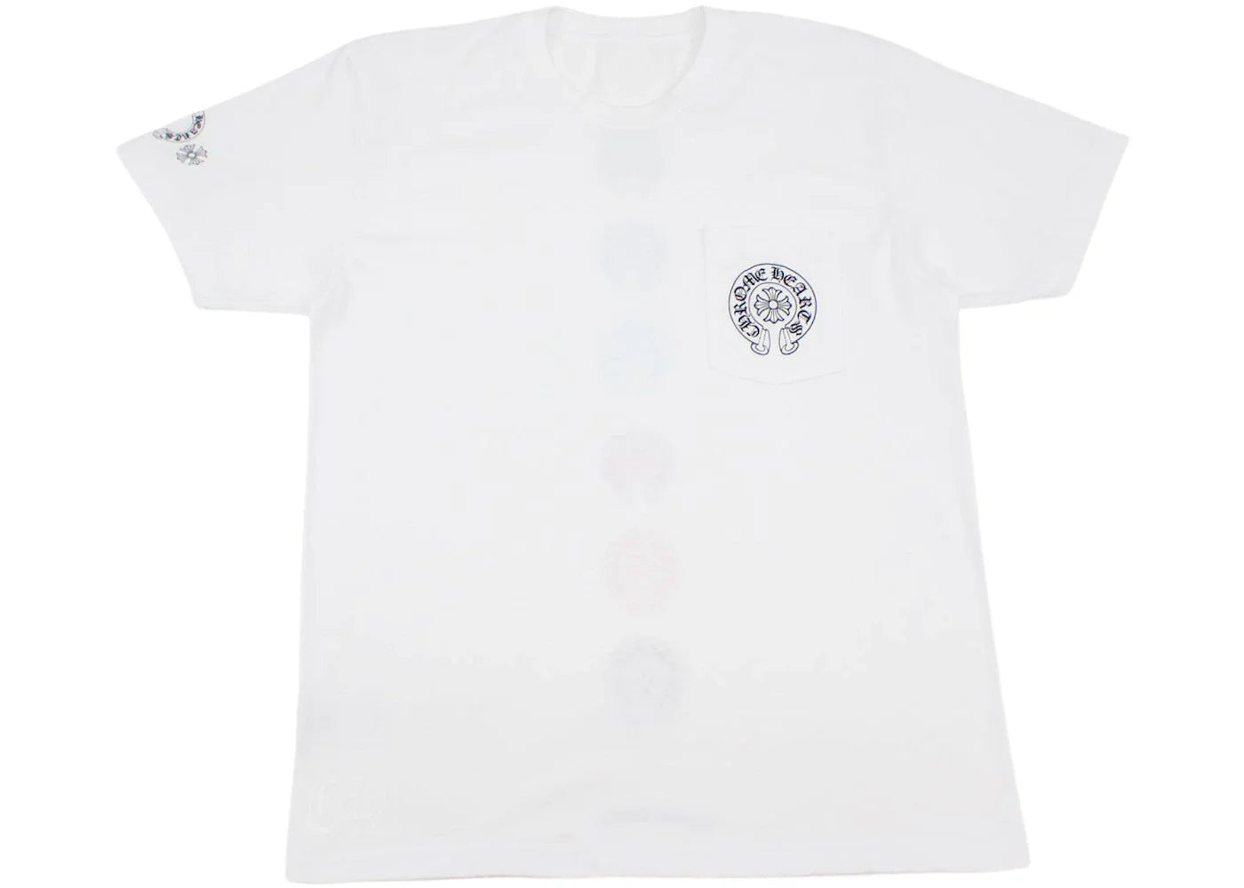 CH Multi Color Horse Shoe T-shirt White
