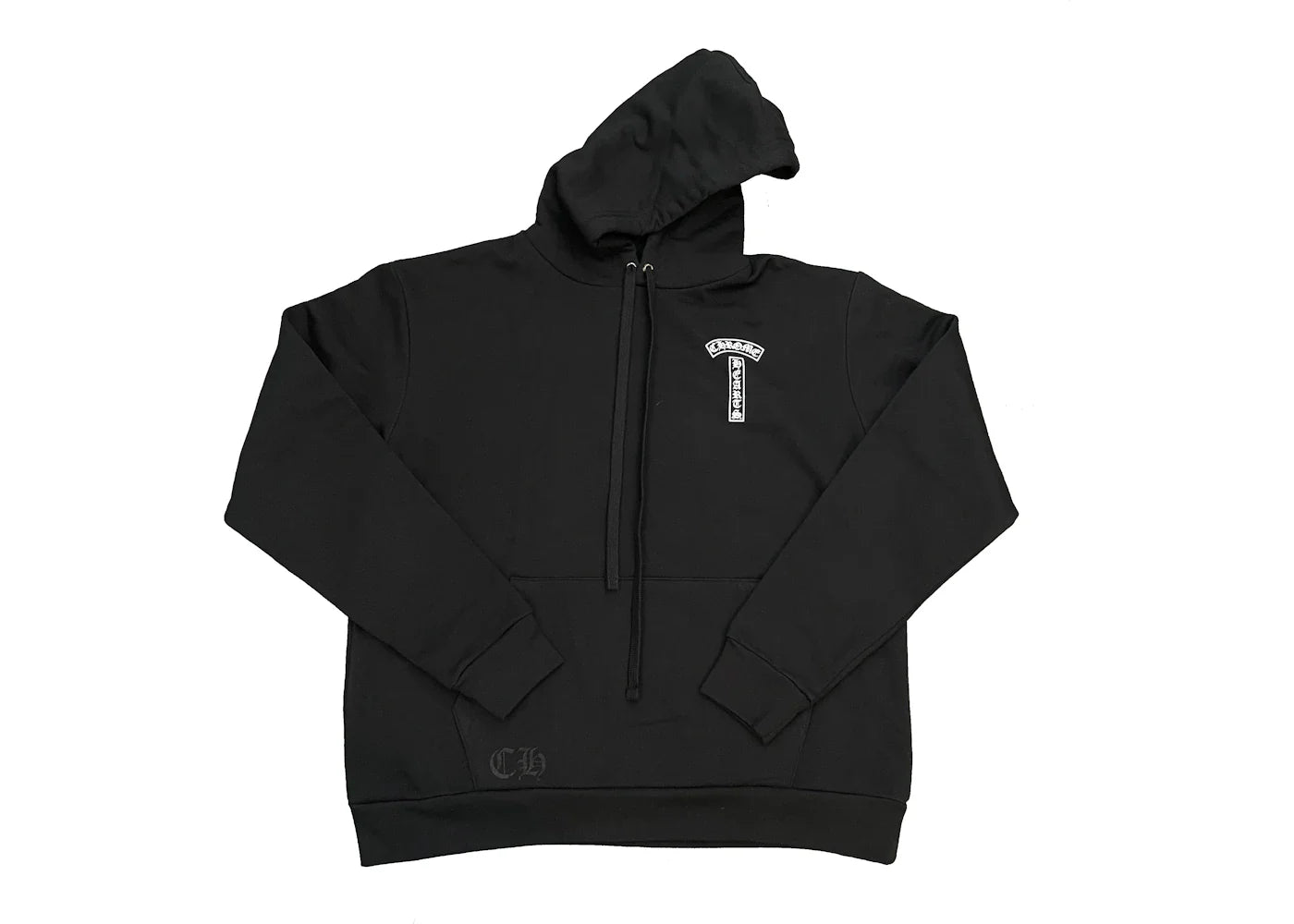 CH Shoulder Logo Hoodie Black