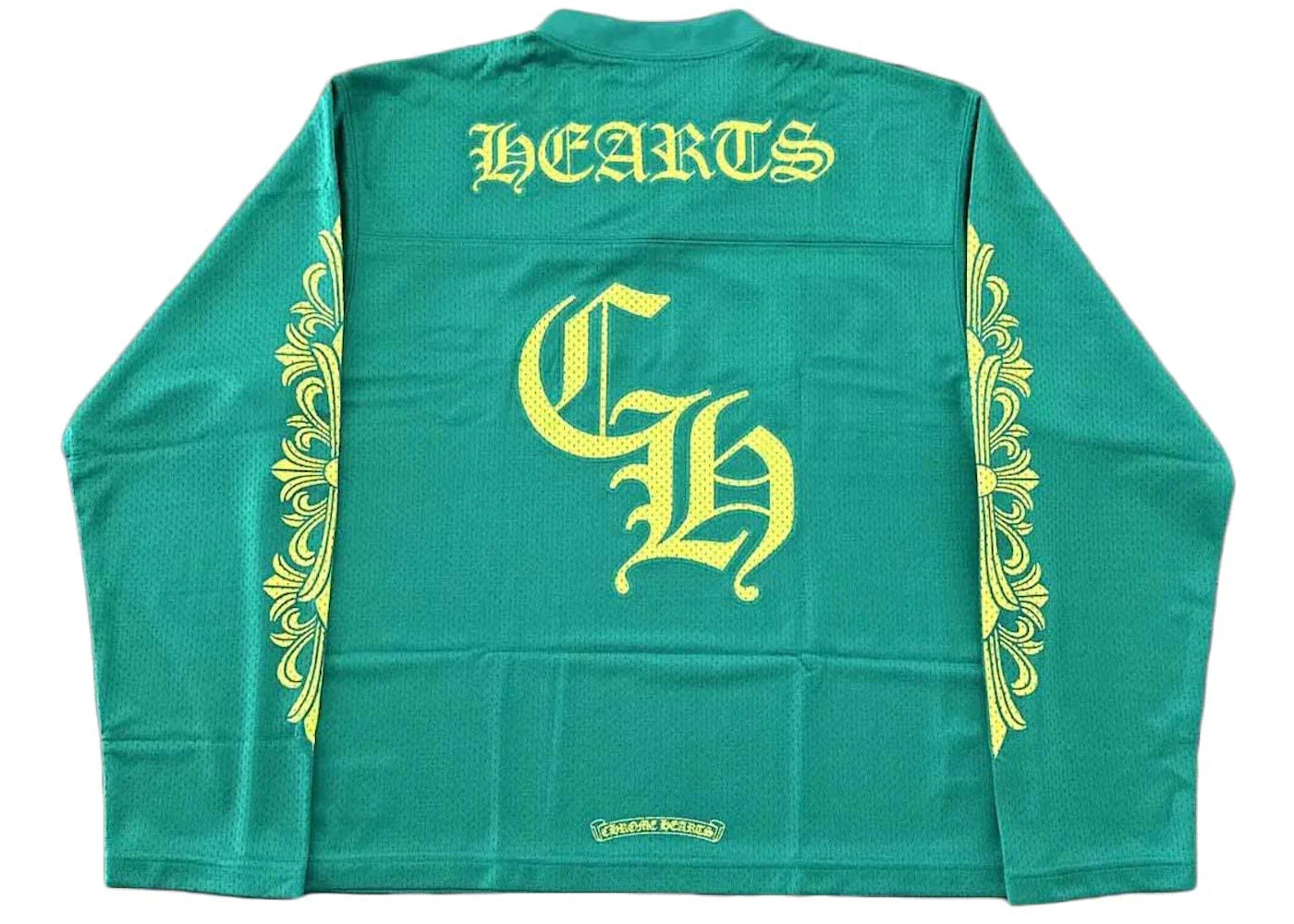 CH Sports Mesh Warm Up Jersey Green/Yellow