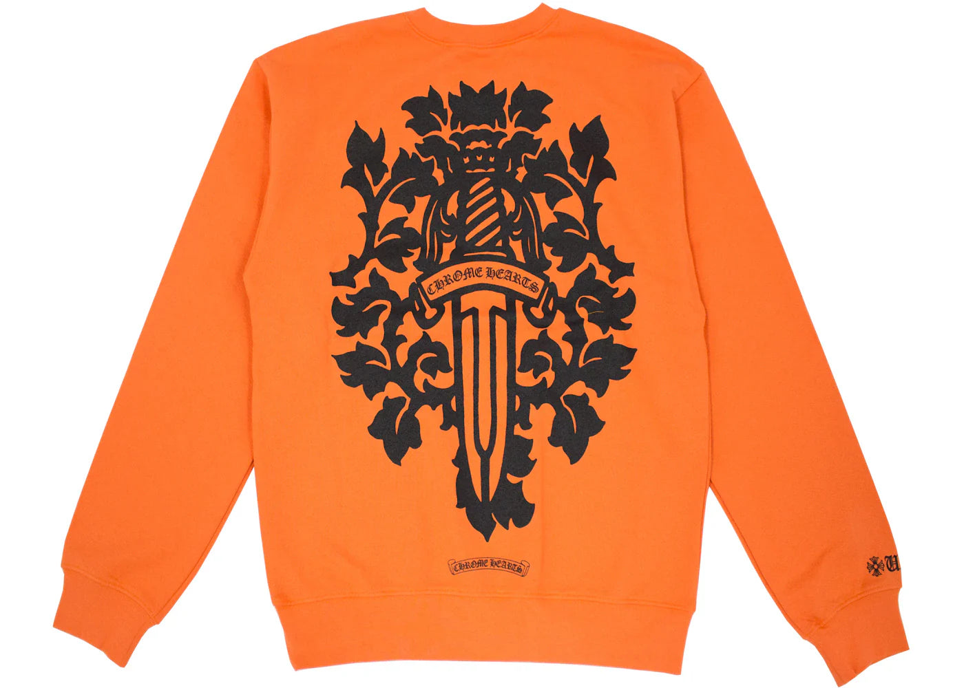 CH Vine Dagger Crewneck Sweatshirt Orange/Black