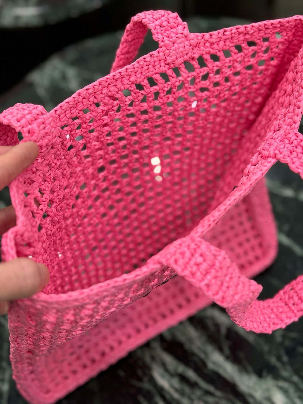 PRD Raffia Tote Bag