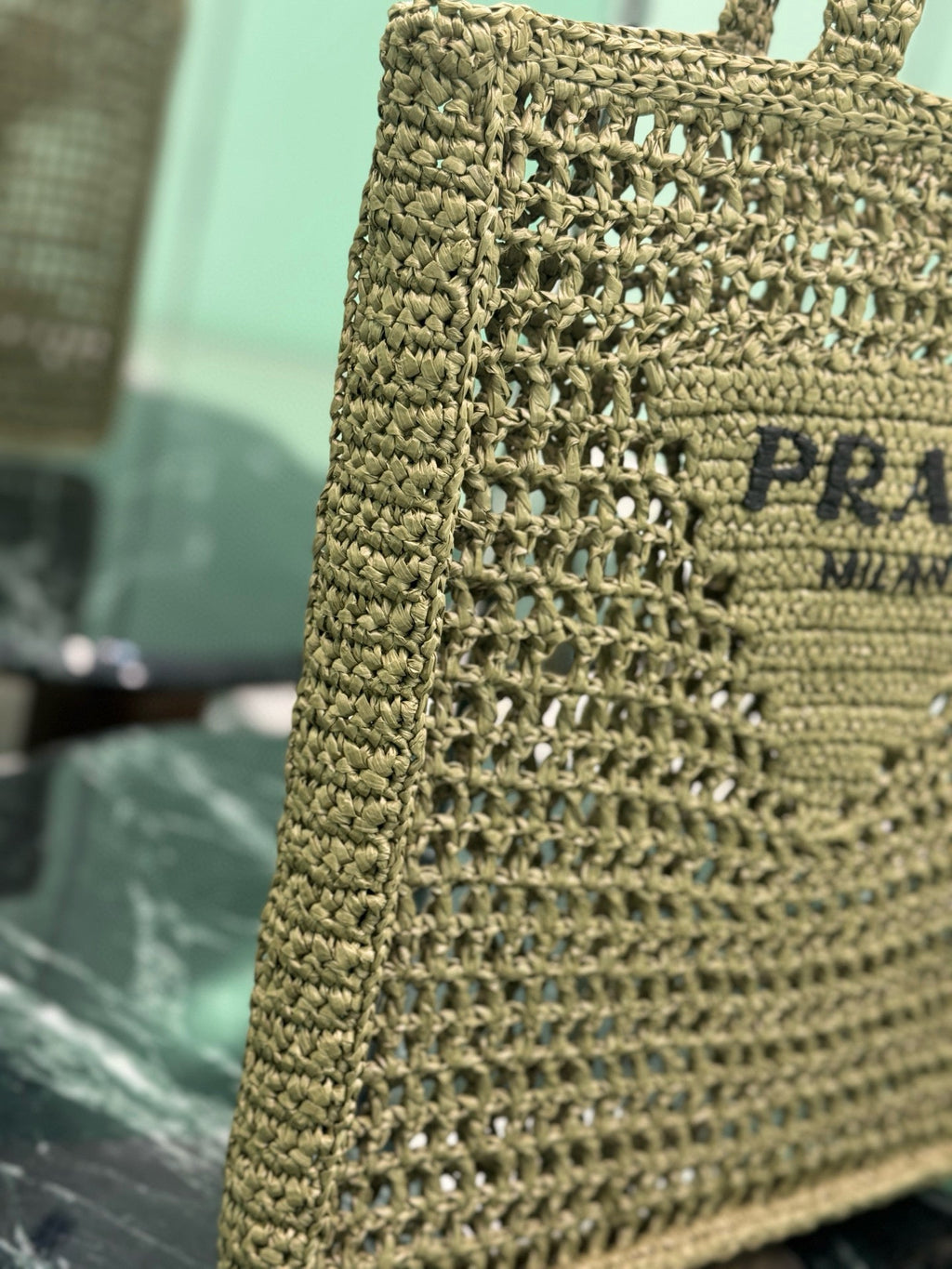 PRD Raffia Tote Bag