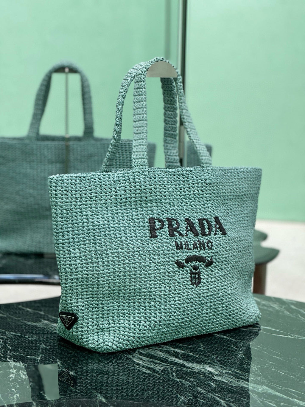 PRD Raffia Tote Bag