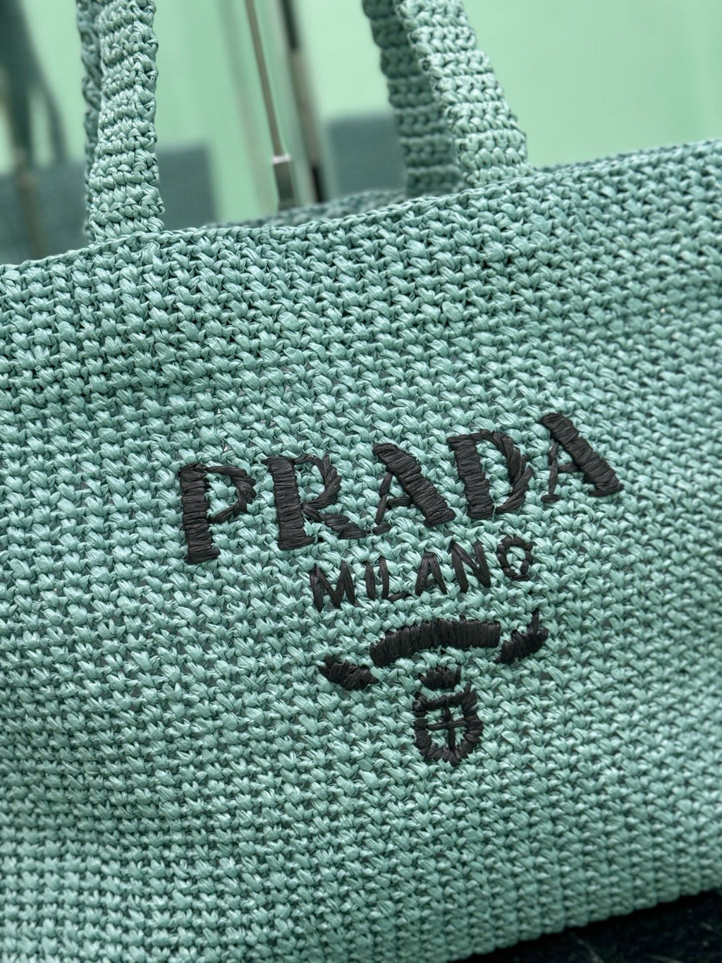 PRD Raffia Tote Bag