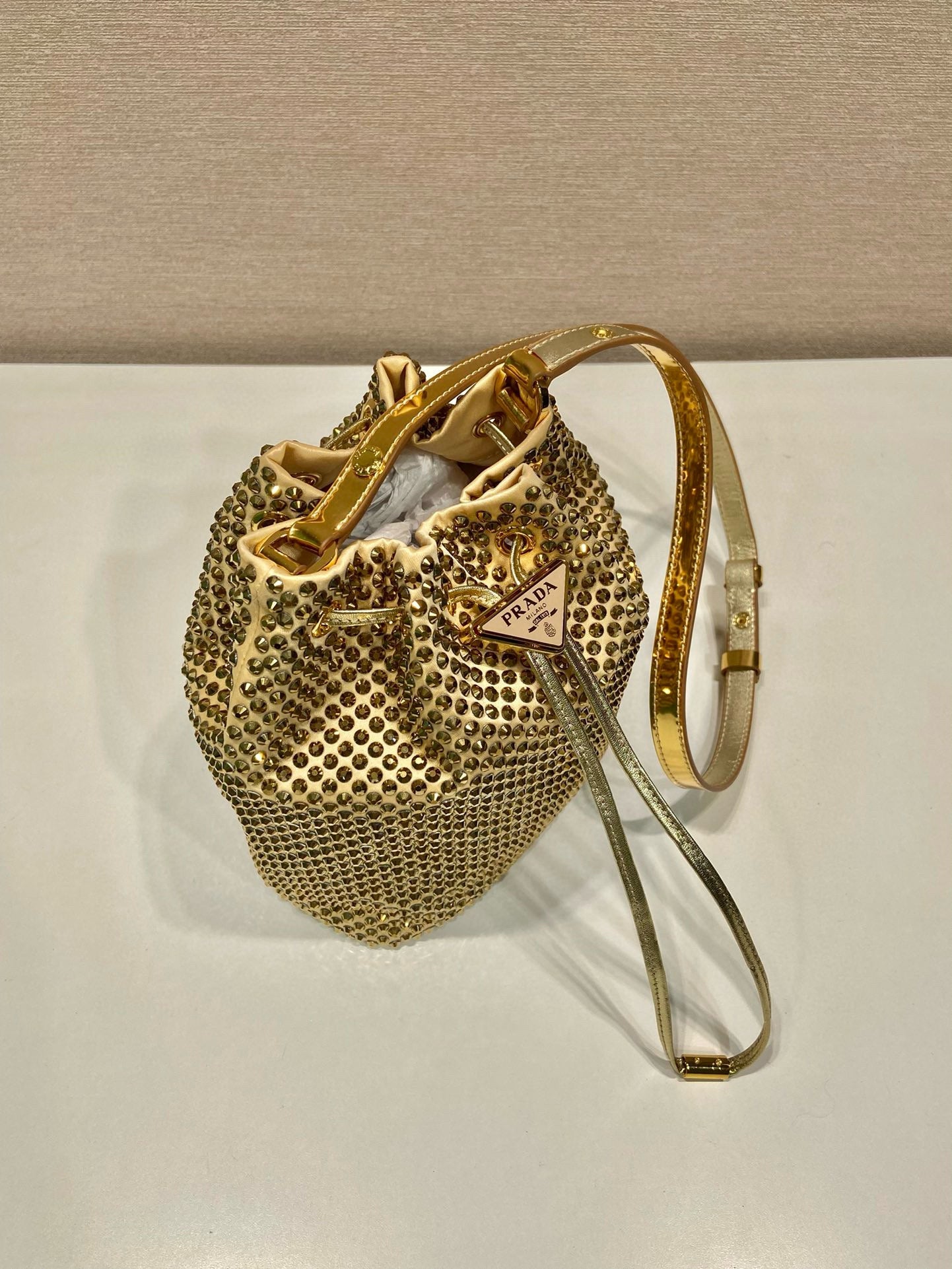 PRD Crystal Bucket Bag