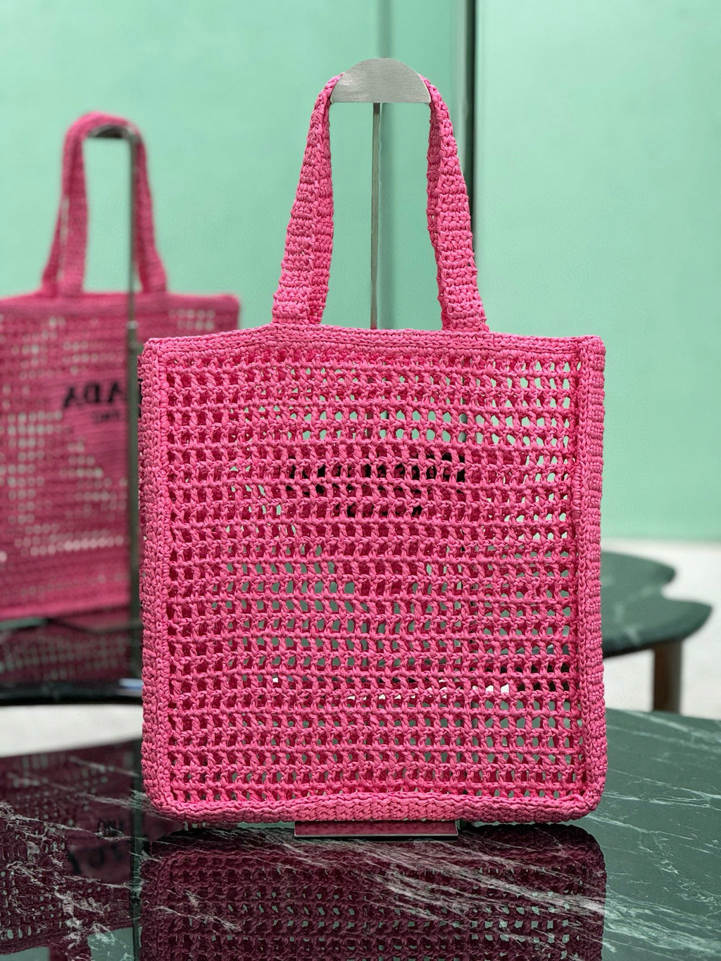 PRD Raffia Tote Bag