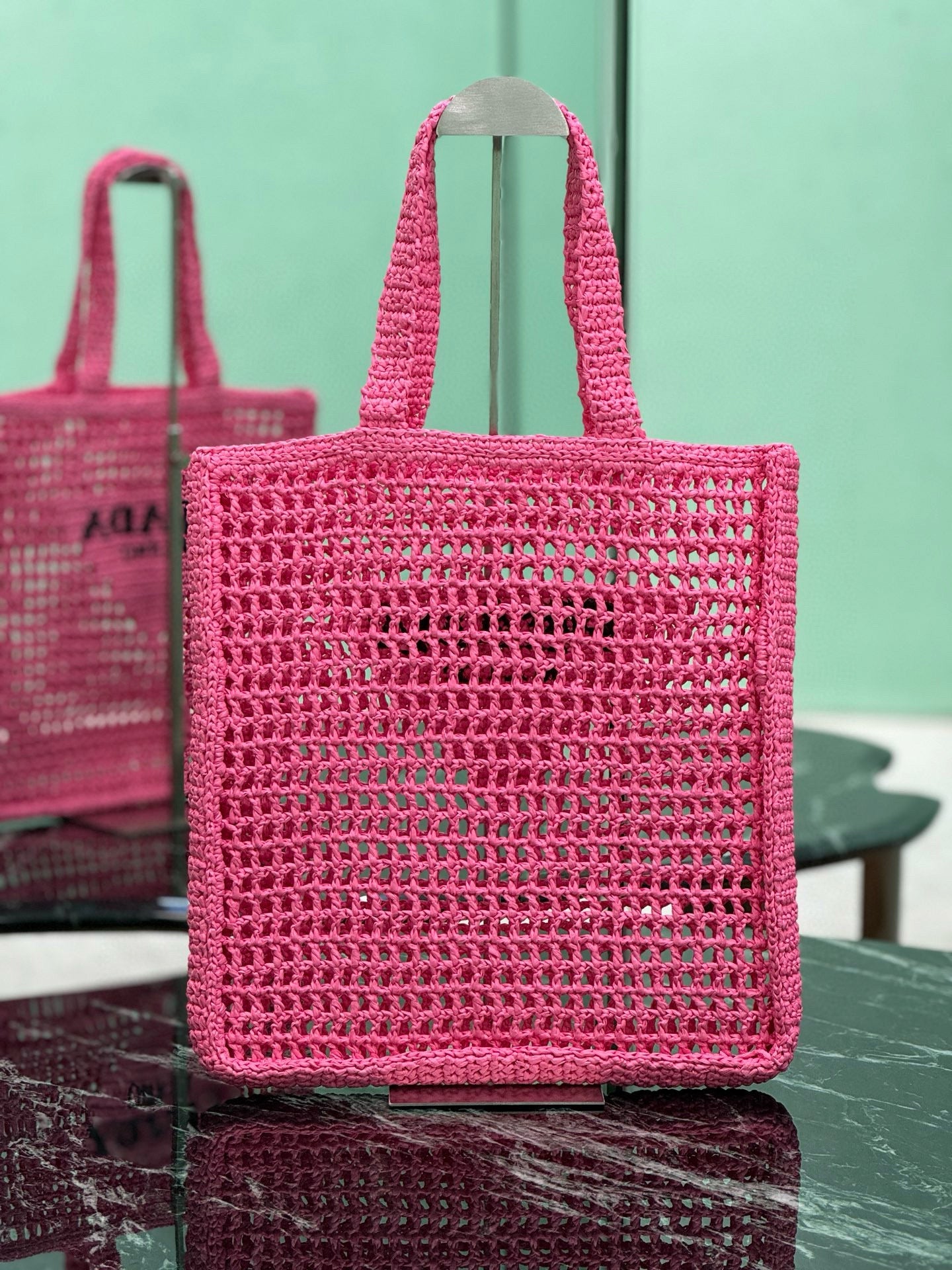 PRD Raffia Tote Bag