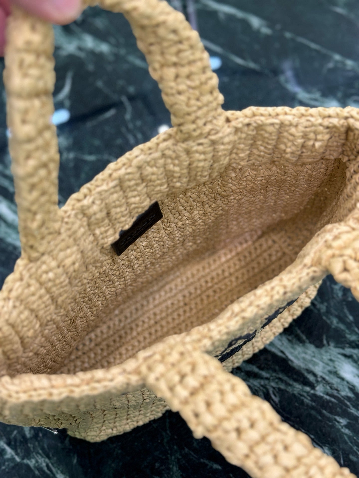 PRD Raffia Tote Bag