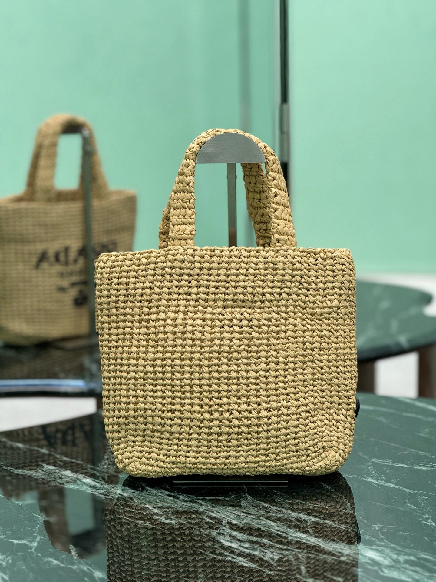 PRD Raffia Tote Bag