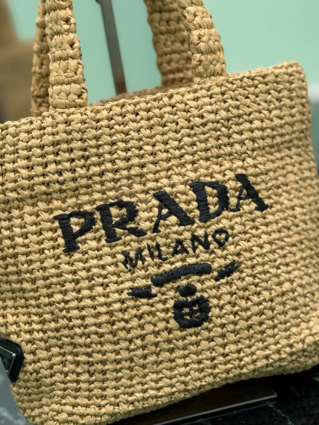 PRD Raffia Tote Bag