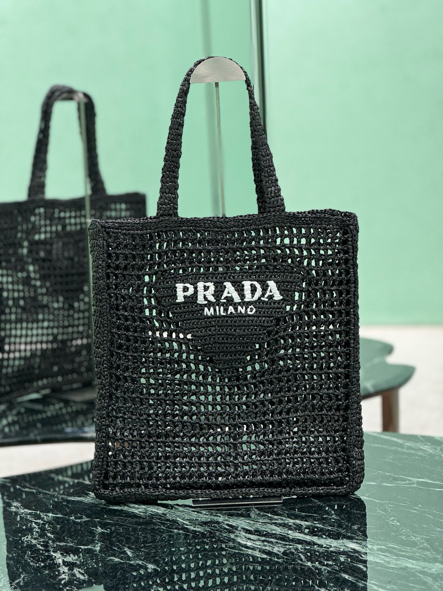 PRD Raffia Tote Bag