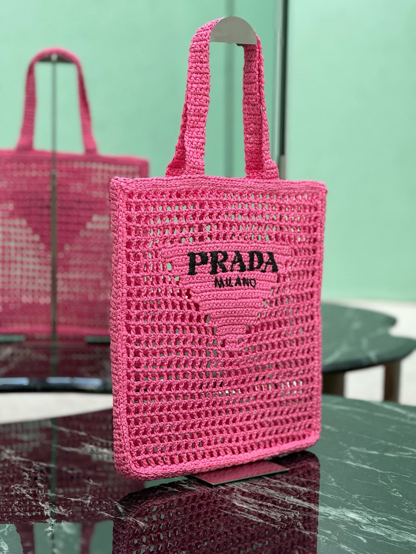 PRD Raffia Tote Bag