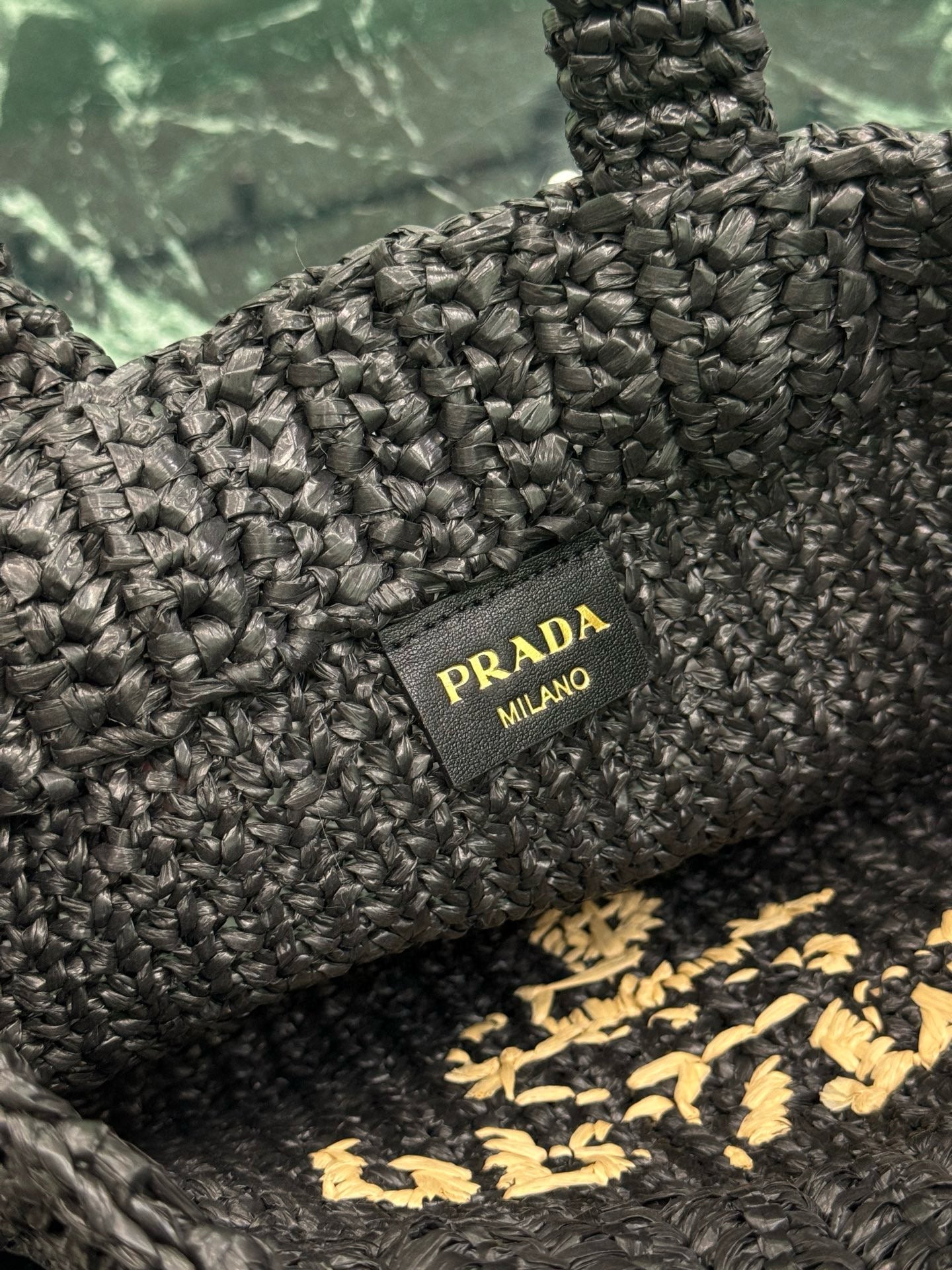 PRD Raffia Tote Bag