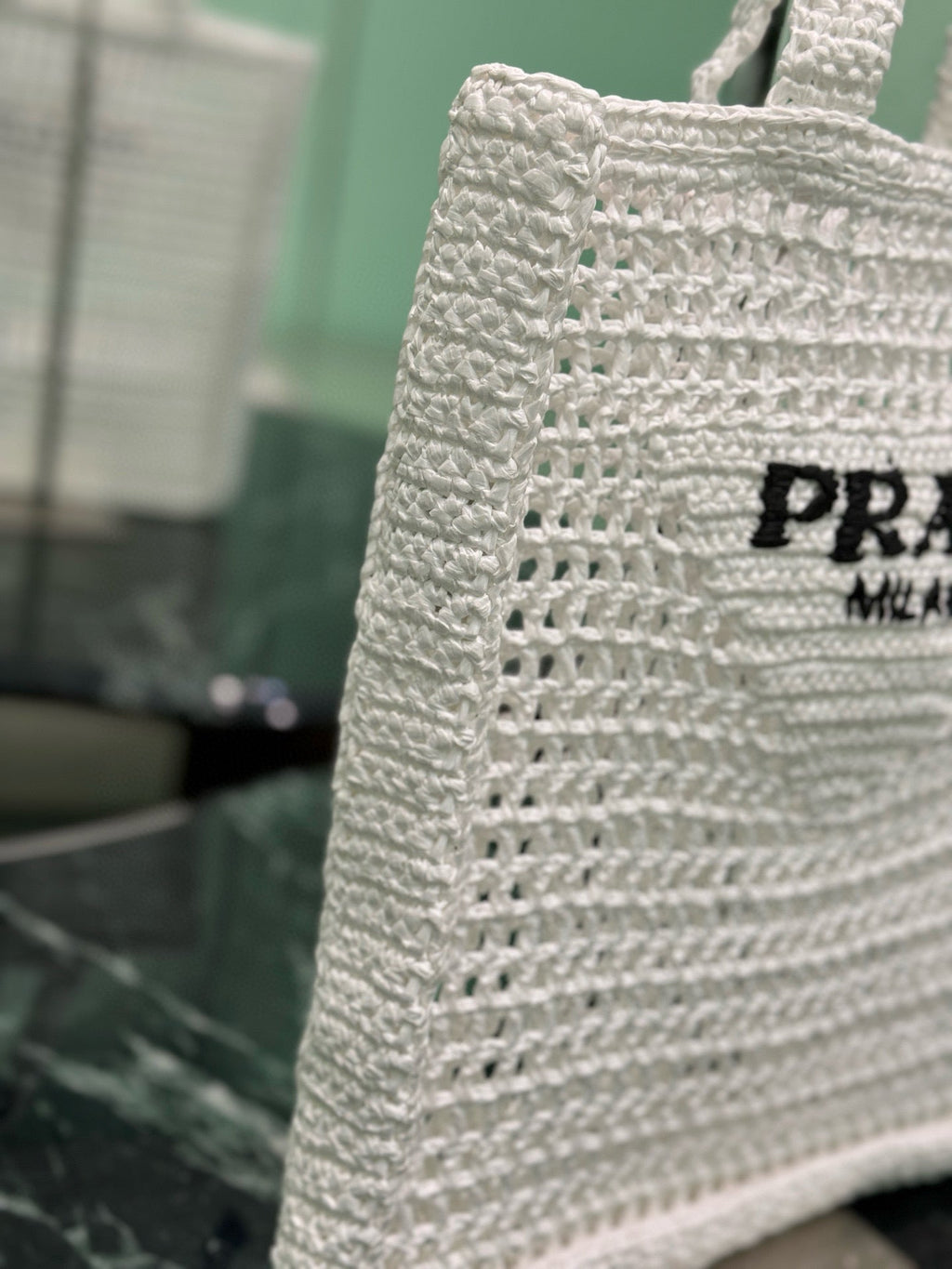 PRD Raffia Tote Bag