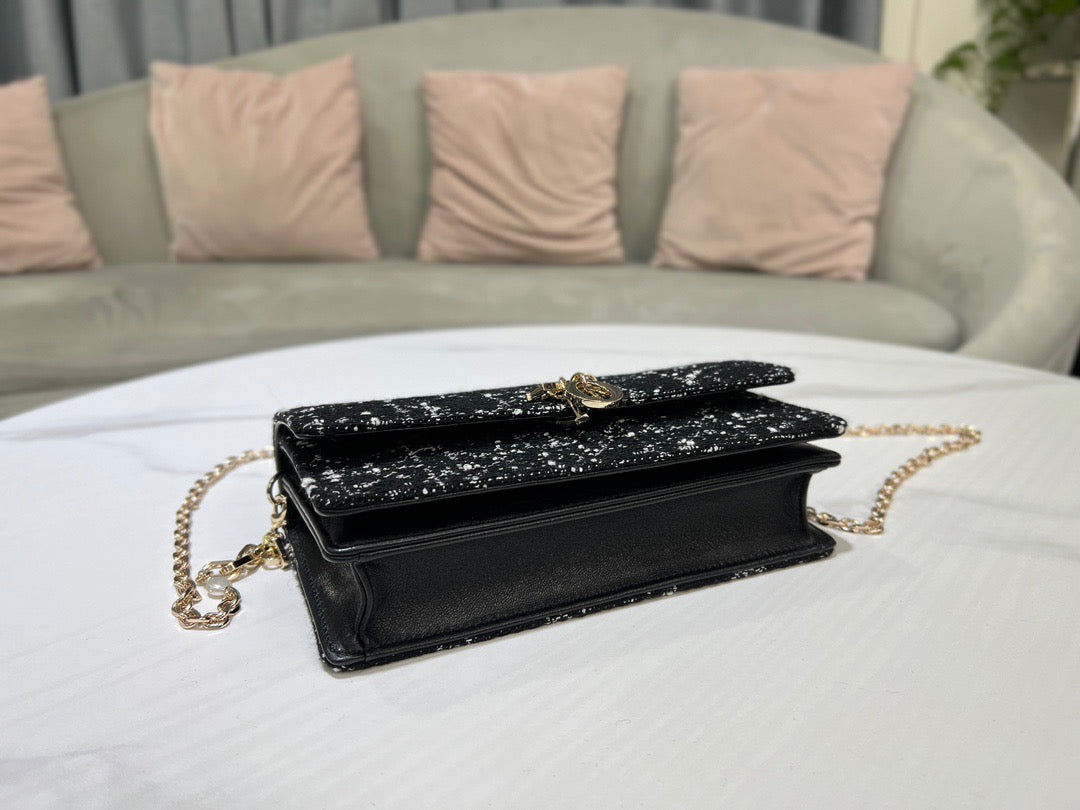 CD Lady D Top Handle Pouch