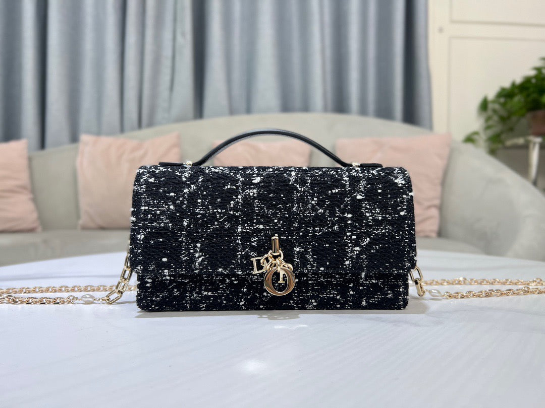 CD Lady D Top Handle Pouch
