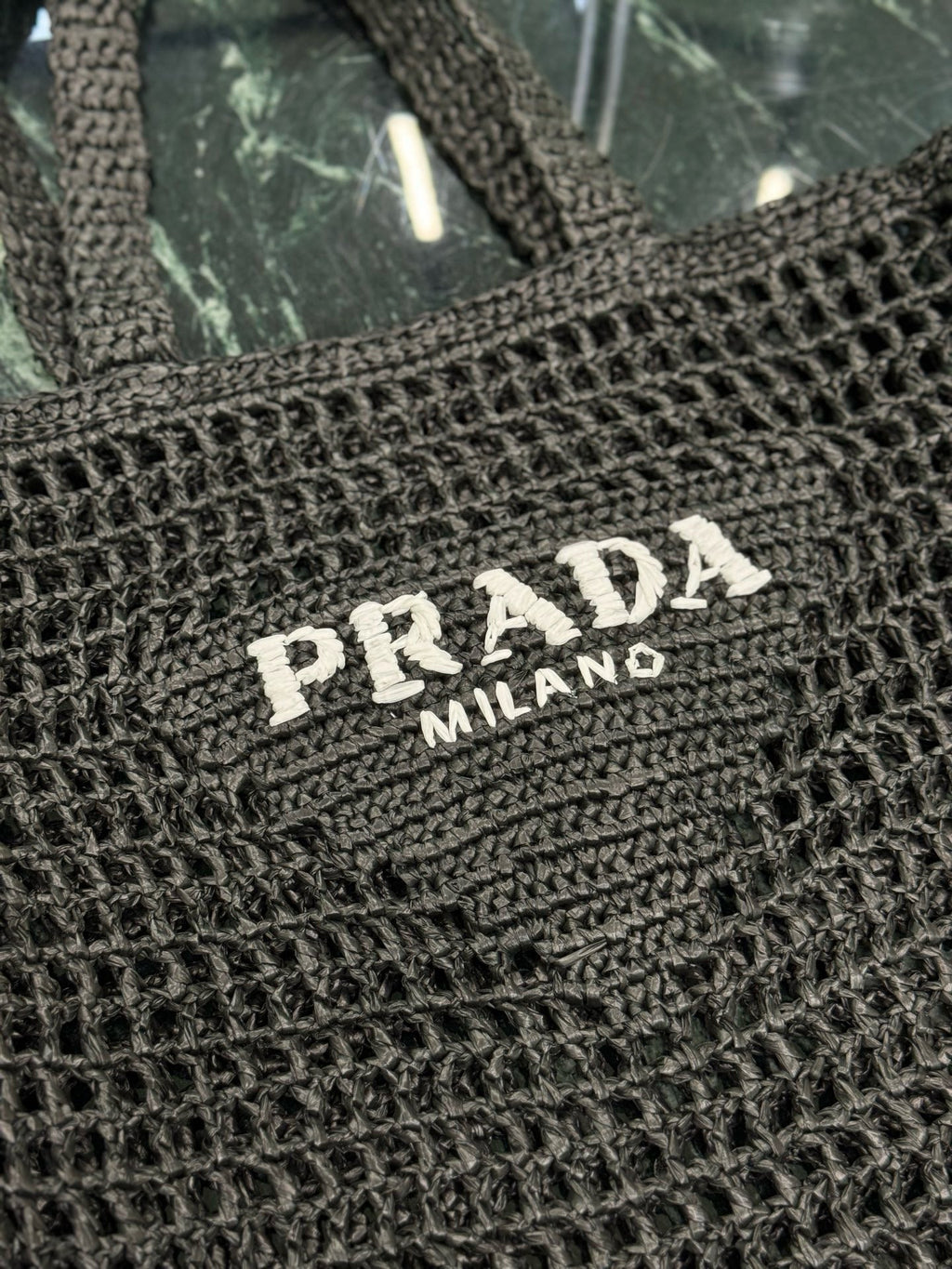 PRD Raffia Tote Bag