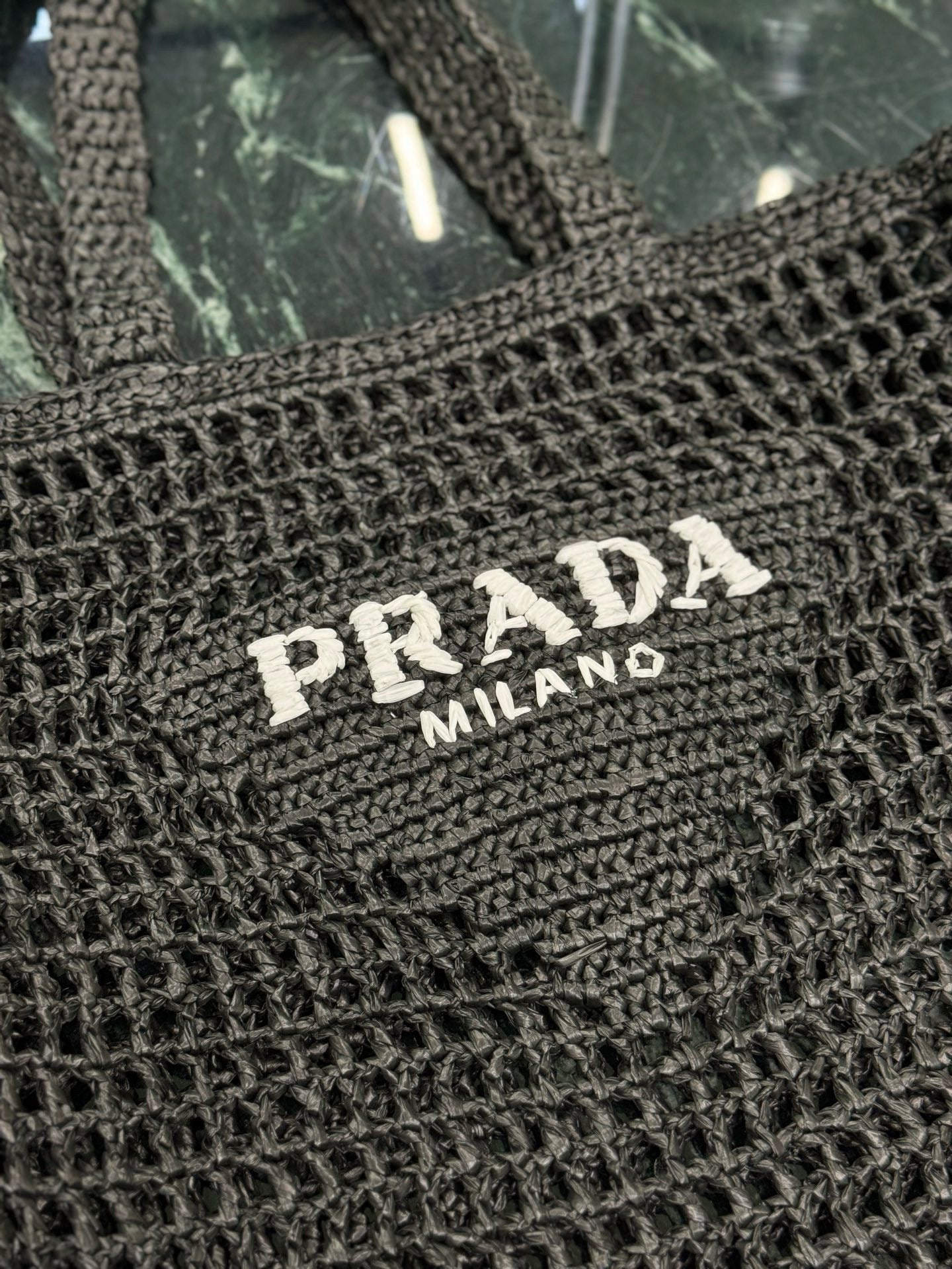 PRD Raffia Tote Bag