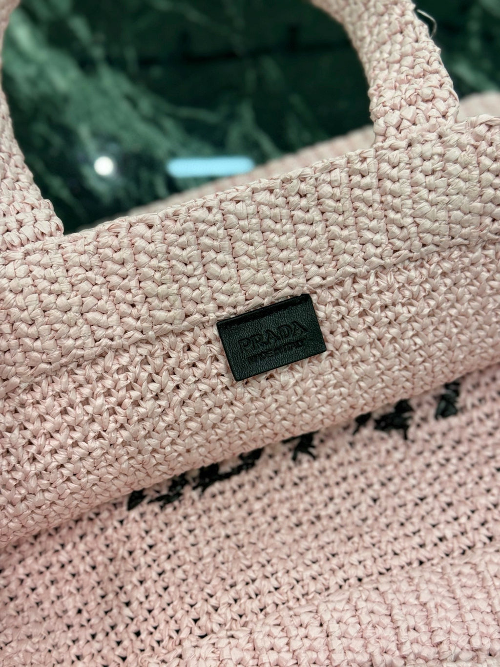 PRD Raffia Tote Bag