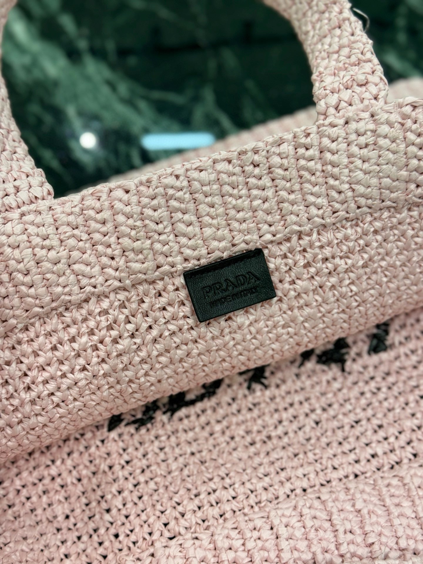 PRD Raffia Tote Bag