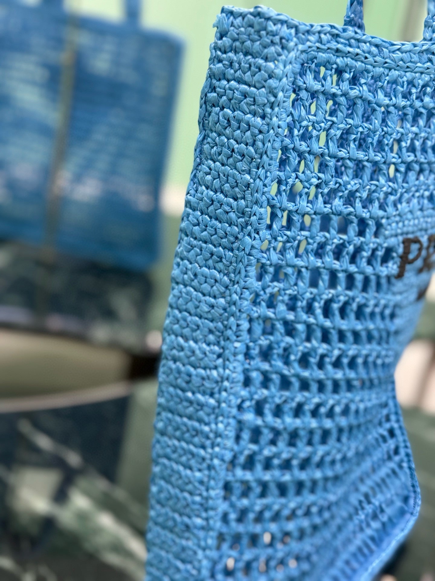 PRD Raffia Tote Bag