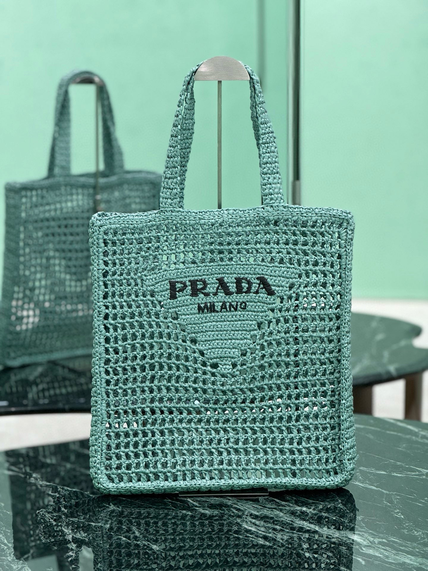 PRD Raffia Tote Bag