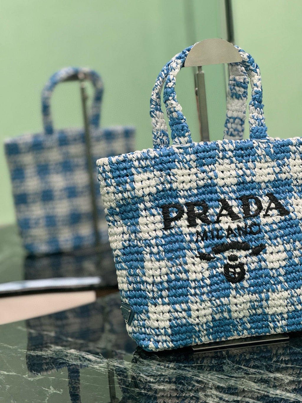 PRD Raffia Tote Bag