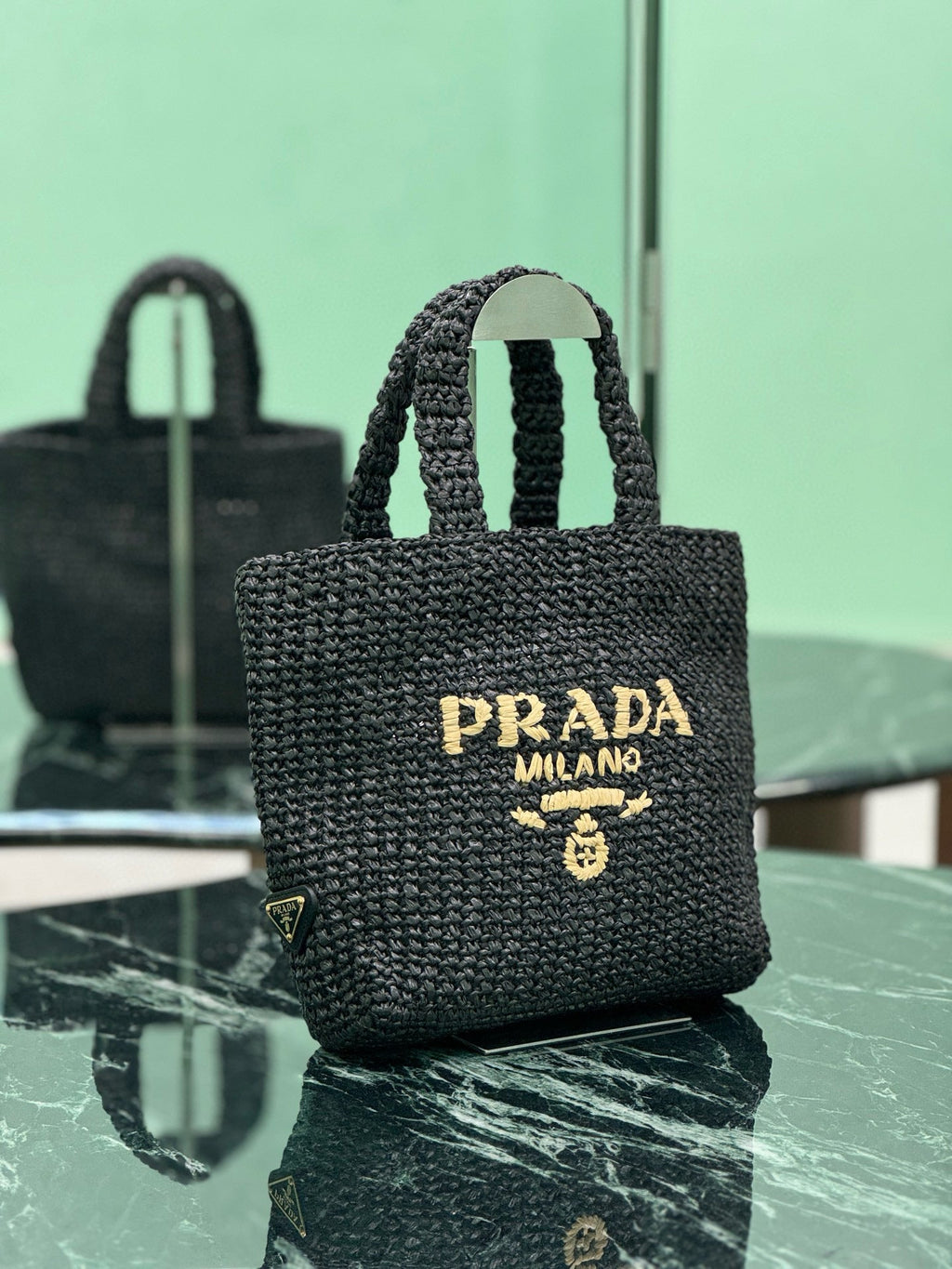 PRD Raffia Tote Bag