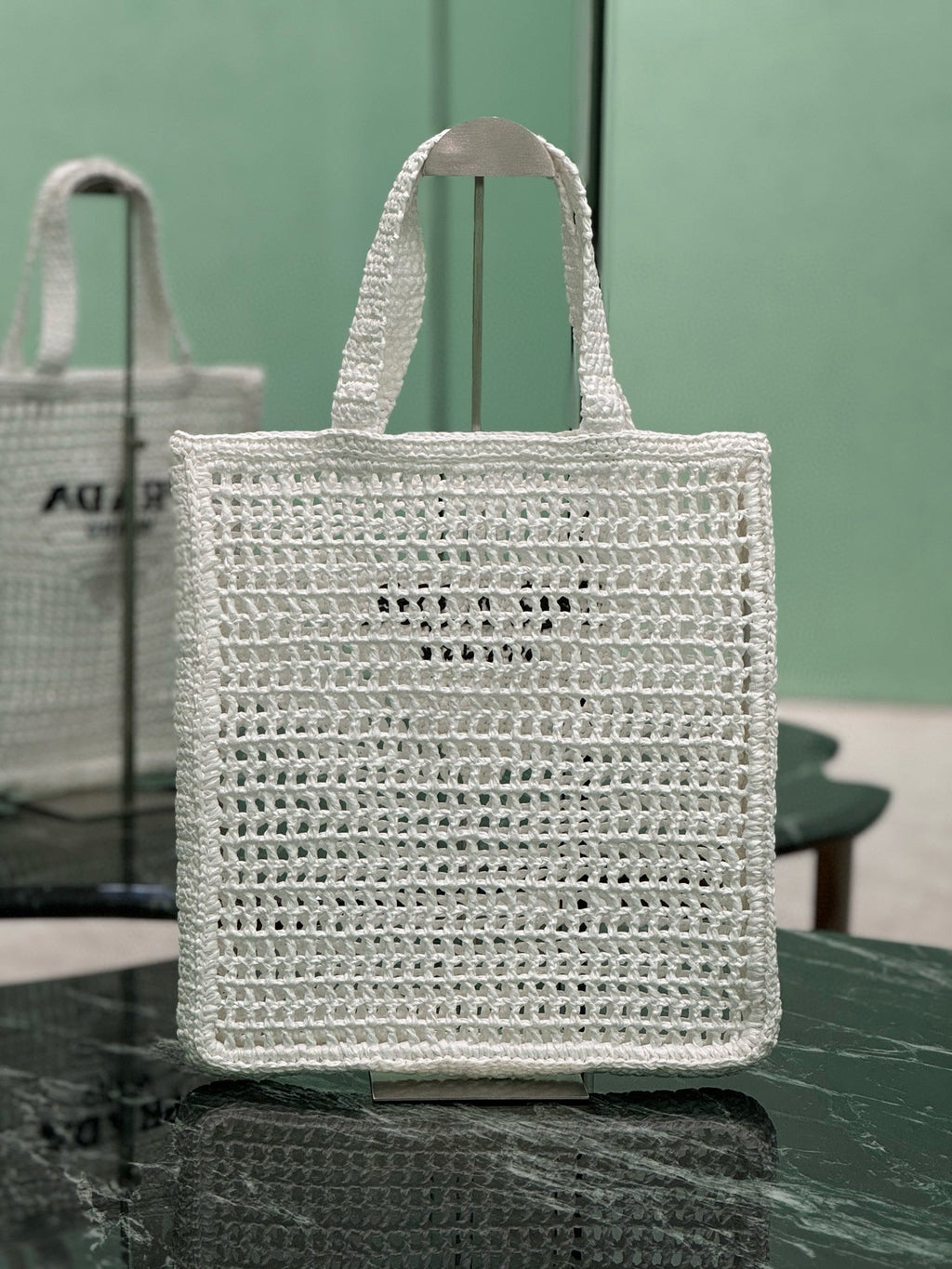PRD Raffia Tote Bag