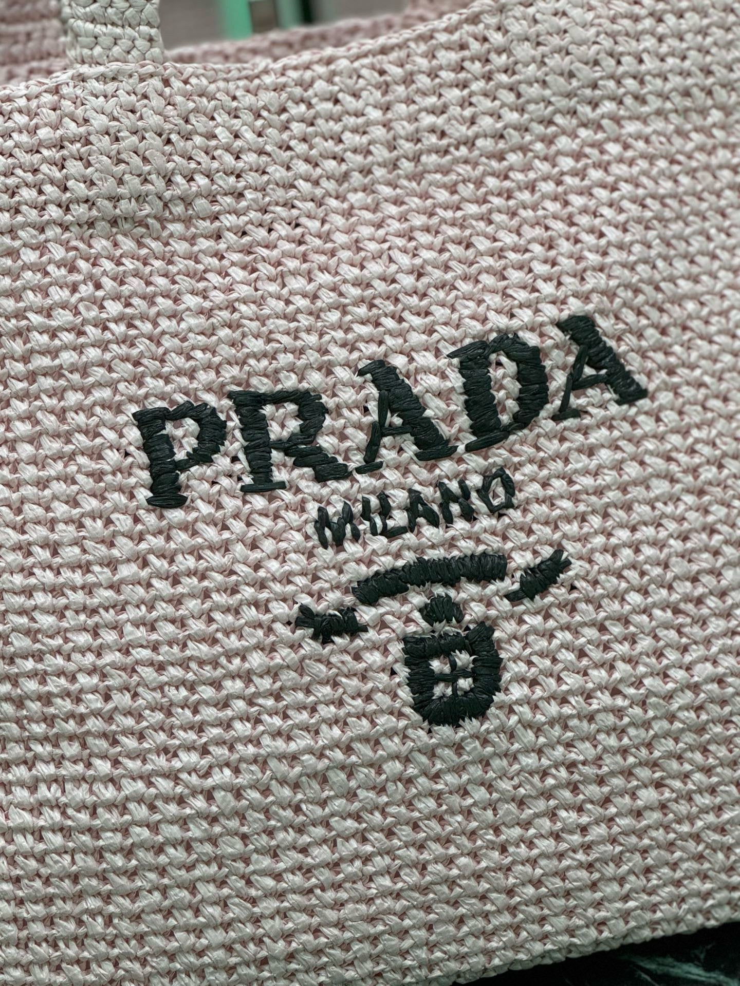 PRD Raffia Tote Bag